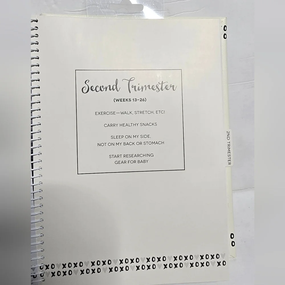 MY PREGNANCY JOURNAL : Pearhead Photos Pockets Memory Pages w Soft Leather Cover